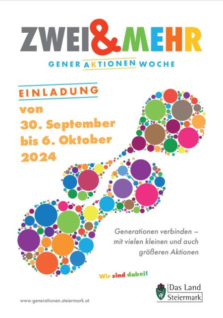 Steirische ZWEI & MEHR-Generationenwoche 2024